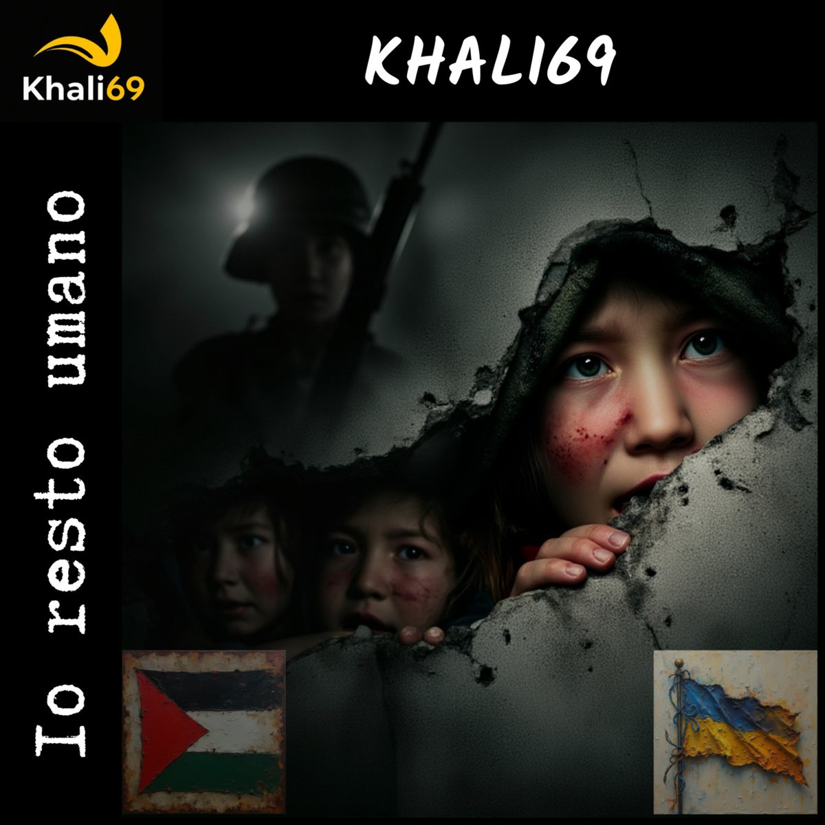 Copertina di Io resto umano, Khali69